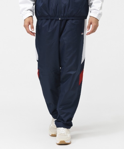 FILA(フィラ)の「【別注】フィラ FILA 裏トリコット起毛ウィンドパンツ 限定コラボ(その他パンツ・メンズ・ブラック/ネイビー・M/L/LL/3L)」の2枚目の写真