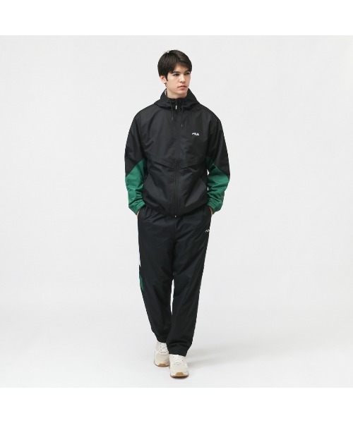FILA(フィラ)の「【別注】フィラ FILA 裏トリコット起毛ウィンドパンツ 限定コラボ(その他パンツ・メンズ・ブラック/ネイビー・M/L/LL/3L)」の4枚目の写真