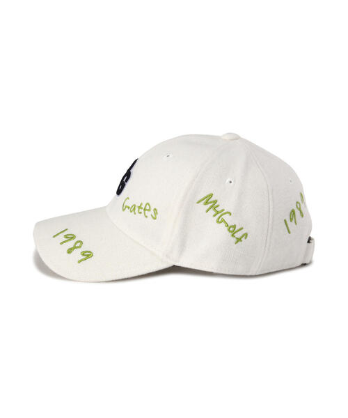 PEARLY GATES（パーリーゲイツ）の「【PEARLY GATES】ロゴ刺繍起毛キャップ (UNISEX)（キャップ・レディース・ホワイト/ネイビー・FREE）」の15枚目の写真