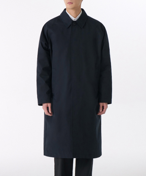 セール】オーバーサイズバルマカントレンチコート[ネイビー]（トレンチ