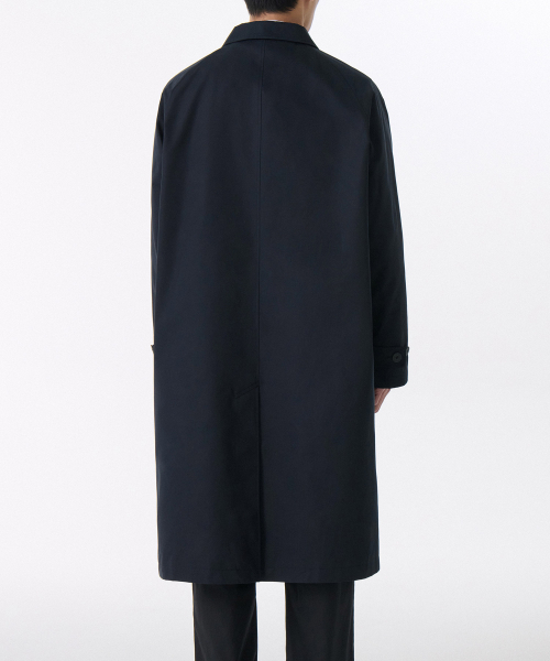 セール】オーバーサイズバルマカントレンチコート[ネイビー]（トレンチ