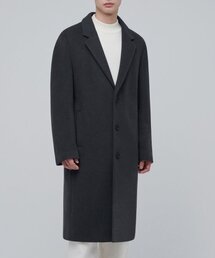 MUSINSA STANDARD（ムシンサスタンダード）の「CASHMERE BLEND OVERSIZED SINGLE BREASTED COAT [DARK GRAY]（チェスターコート）」