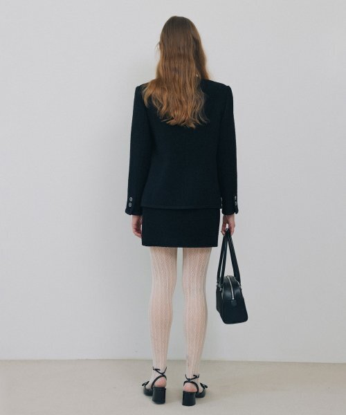 TTUDEMENT(トュードメント)の「BOUCLE TWEED MINI SKIRT BLACK(スカート・レディース・その他・SMALL/MEDIUM)」の5枚目の写真