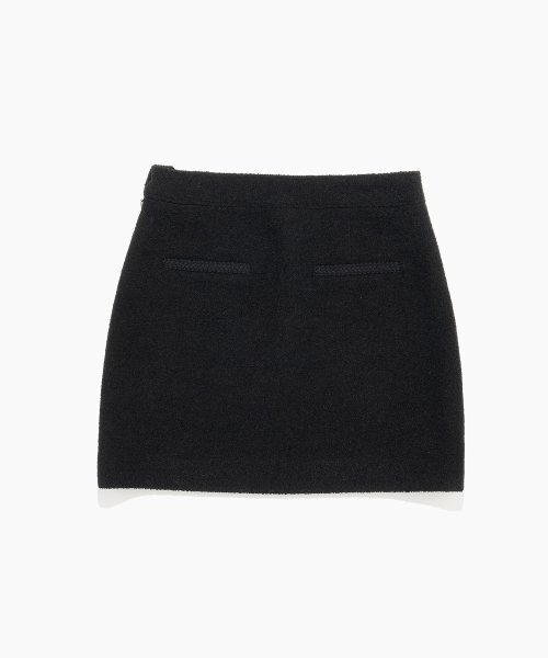 TTUDEMENT(トュードメント)の「BOUCLE TWEED MINI SKIRT BLACK(スカート・レディース・その他・SMALL/MEDIUM)」の2枚目の写真