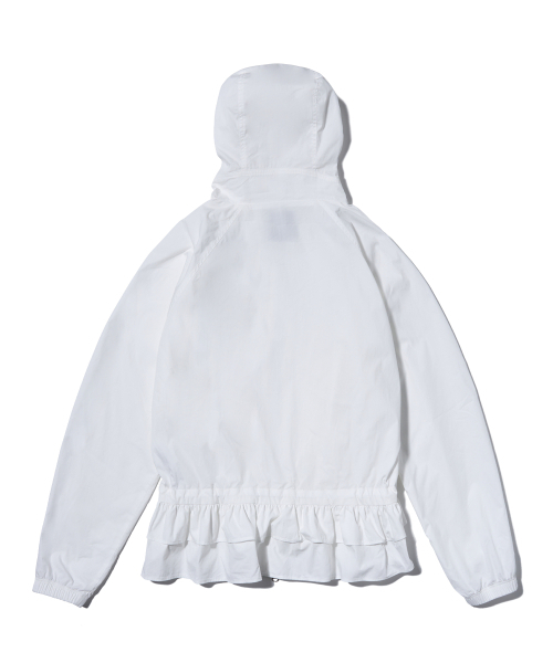 YOUHEE(ユヒ)の「RUFFLE DETAILED WINDBREAKER WHITE(その他アウター・レディース・その他・FREE)」の3枚目の写真
