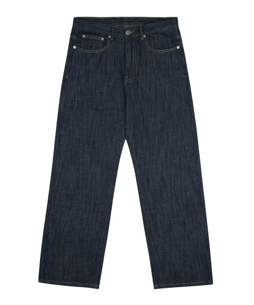 TRILLION(トリリオン)の「(夏生地)バイオストーンウォッシングサマークールワイドデニムパンツ(SUMMER INDIGO)(デニムパンツ・レディース・その他・SMALL/MEDIUM/LARGE/X-LARGE)」の3枚目の写真