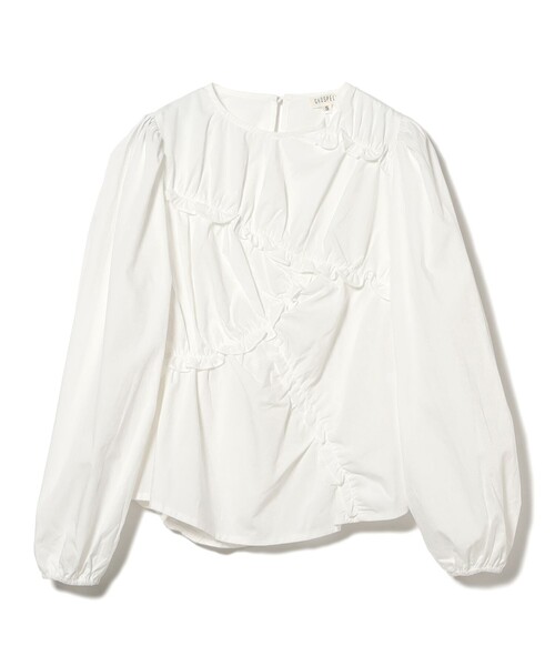 GHOSPELL(ゴスペル)の「GHOSPELL / Caro Asymmetric Top(シャツ/ブラウス・レディース・オフホワイト・SMALL)」の13枚目の写真