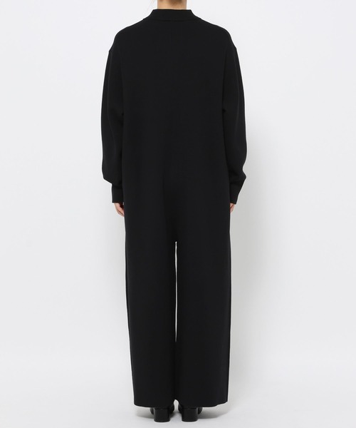 LOWRYS FARM（ローリーズファーム）の「ニットジャンプスーツ　606911（つなぎ/オールインワン・レディース・ブラック/グレー・FREE）」の10枚目の写真