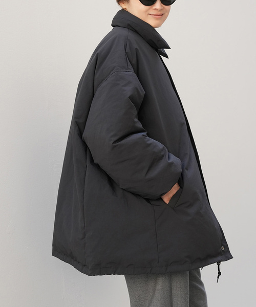 CALUX/キャラクス】PUFFER COACH JACKET（ダウンジャケット/コート