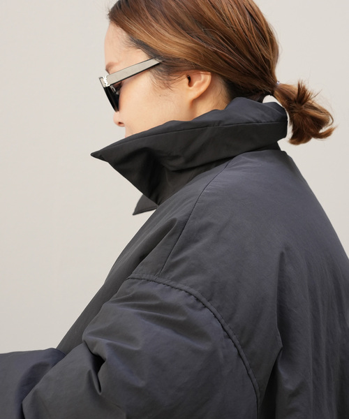 CALUX/キャラクス】PUFFER COACH JACKET（ダウンジャケット/コート