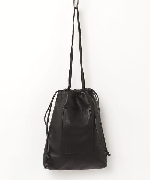 yorozu（ヨロズ）の「yorozu WATERPROOF KINCHAKU 30 ARCHIVE EDITION (111YZ056)（ハンドバッグ・メンズ・ブラック・FREE）」の8枚目の写真