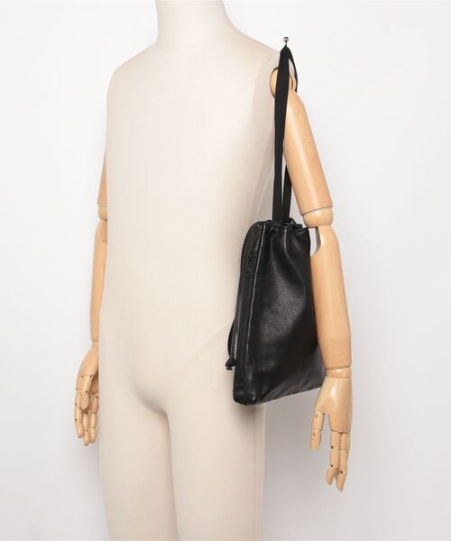 yorozu（ヨロズ）の「yorozu WATERPROOF KINCHAKU 30 ARCHIVE EDITION (111YZ056)（ハンドバッグ・メンズ・ブラック・FREE）」の11枚目の写真