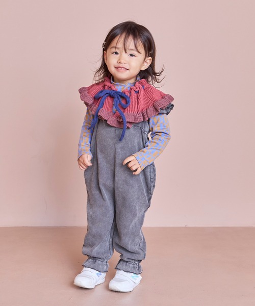 MARKEY'S(マーキーズ)の「ニットフリルカラー(付け襟・キッズ・オフホワイト/ブラウン/ピンク・FREE)」の13枚目の写真