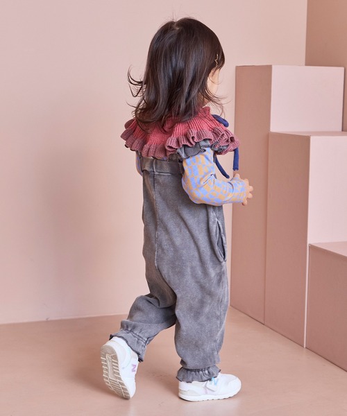 MARKEY'S(マーキーズ)の「ニットフリルカラー(付け襟・キッズ・オフホワイト/ブラウン/ピンク・FREE)」の15枚目の写真