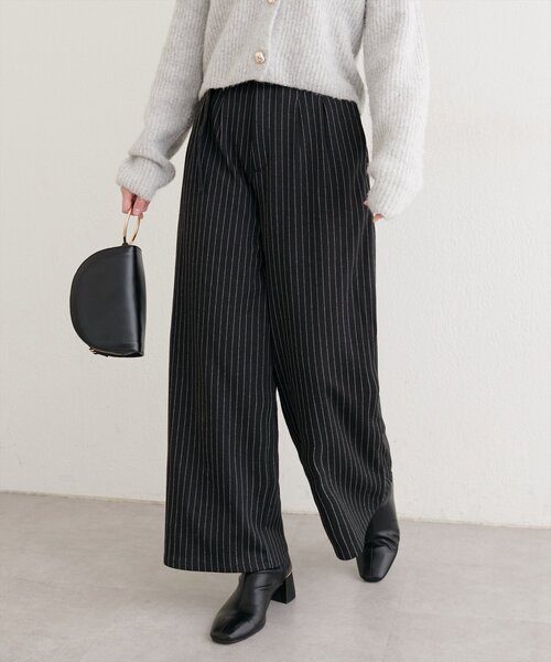 natural couture(ナチュラルクチュール)の「ベルト付きストレッチパンツ(その他パンツ・レディース・グレー/ブラック・SMALL/MEDIUM)」の18枚目の写真