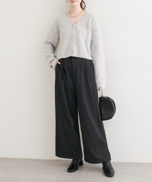 natural couture(ナチュラルクチュール)の「ベルト付きストレッチパンツ(その他パンツ・レディース・グレー/ブラック・SMALL/MEDIUM)」の20枚目の写真