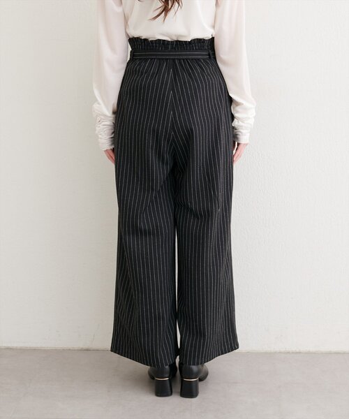 natural couture(ナチュラルクチュール)の「ベルト付きストレッチパンツ(その他パンツ・レディース・グレー/ブラック・SMALL/MEDIUM)」の6枚目の写真
