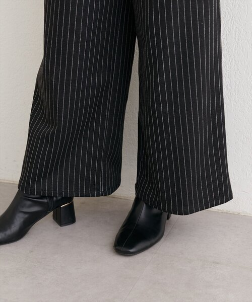 natural couture(ナチュラルクチュール)の「ベルト付きストレッチパンツ(その他パンツ・レディース・グレー/ブラック・SMALL/MEDIUM)」の11枚目の写真