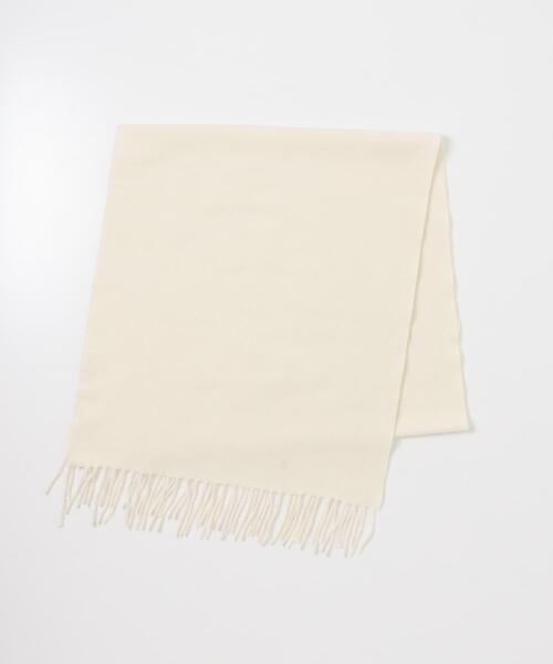 SENSE OF PLACE by URBAN RESEARCH（センスオブプレイスバイアーバンリサーチ）の「フリンジストール（マフラー・レディース・アイボリー/ブルー/ブラック/ダークブラウン・ONE）」の9枚目の写真