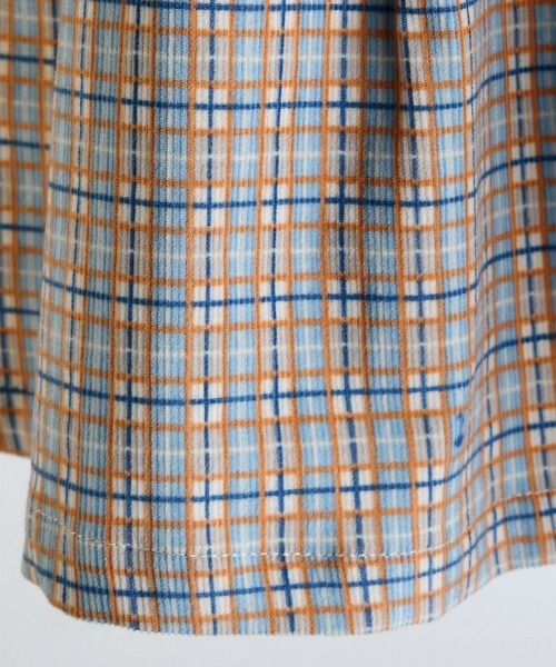 moimoln（モイモルン）の「チェック柄襟切替長袖ワンピース（ワンピース・キッズ・ブルー・90cm/110cm/120cm/130cm/100cm/80ｃｍ）」の15枚目の写真