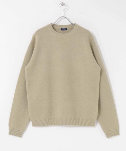 ITEMS URBANRESEARCH（アイテムズ アーバンリサーチ）の「タスマニア メリノウール100 クルーネックニット（ニット/セーター・メンズ・チャコールグレー/バーガンディー/ホワイト/マスタード/ブルー系その他/ベージュ・MEDIUM/LARGE）」の22枚目の写真