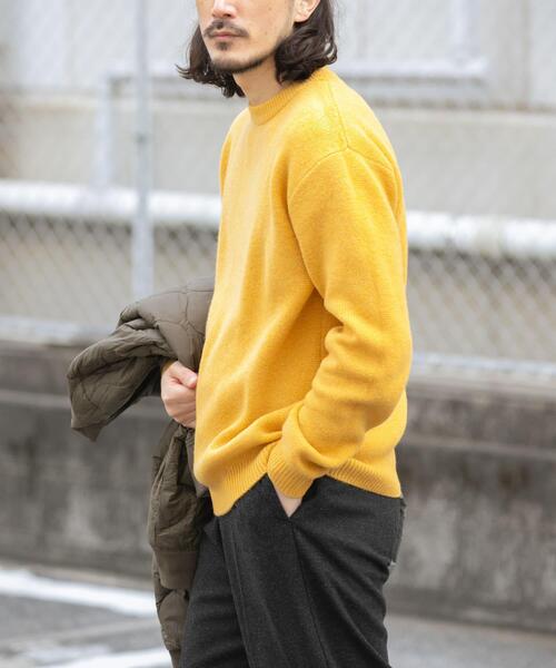 セール】タスマニア メリノウール100 クルーネックニット（ニット