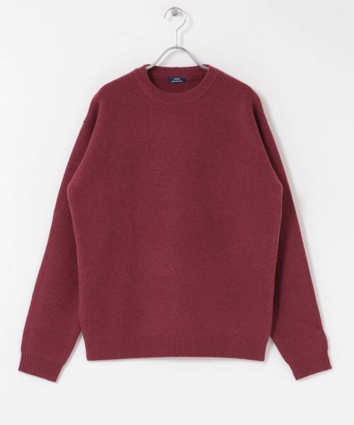 タスマニア メリノウール100 クルーネックニット（ニット/セーター