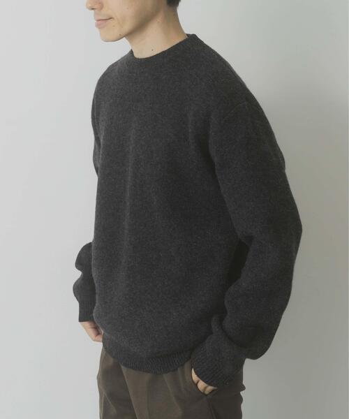 セール】タスマニア メリノウール100 クルーネックニット（ニット