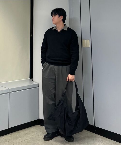 MONSTER REPUBLIC(モンスターリパブリック)の「BIGGER 2WAY CROSS BAG / BLACK(メッセンジャーバッグ・レディース・ブラック・FREE)」の19枚目の写真