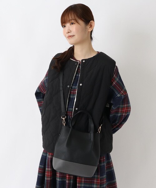 one'sterrace(ワンズテラス)の「SE ダブル3WAYショルダー(ショルダーバッグ・レディース・ブラウン系8/ブラック系8/ネイビー系5・99)」の19枚目の写真