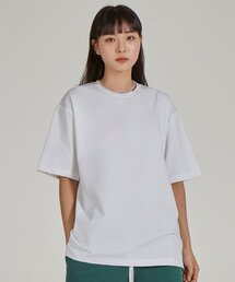 ASTRAL PROJECTION（アストラルプロジェクション）の「ベーシックラウンドネック 40番手二重織綿半袖Tシャツ_ホワイト（Tシャツ/カットソー）」