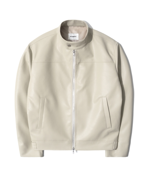 QT8 GARMENTS(キューティーエイトガーメント)の「RG Synthetic Leather Moto Jacket (Cream)(ライダースジャケット・レディース・その他・MEDIUM/LARGE/X-LARGE)」の3枚目の写真