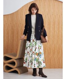 Mila Owen | 【00サイズあり】ウエストゴムギャザーマキシスカート(スカート)