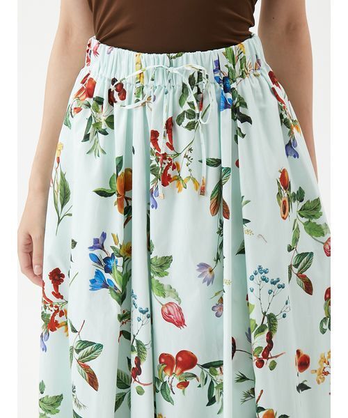 Mila Owen（ミラオーウェン）の「【00サイズあり】ウエストゴムギャザーマキシスカート（スカート・レディース・アイボリー/ブラウン/ミント・0/1）」の13枚目の写真