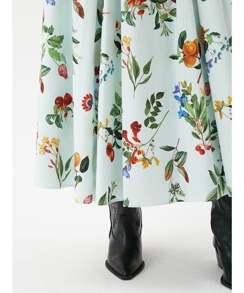 Mila Owen（ミラオーウェン）の「【00サイズあり】ウエストゴムギャザーマキシスカート（スカート・レディース・アイボリー/ブラウン/ミント・0/1）」の15枚目の写真