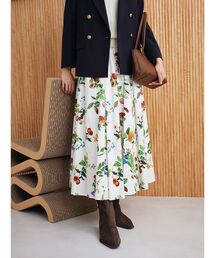 Mila Owen | 【00サイズあり】ウエストゴムギャザーマキシスカート(スカート)