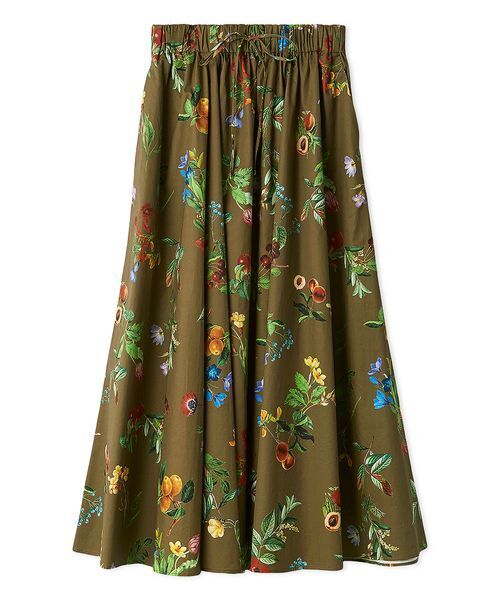 Mila Owen（ミラオーウェン）の「【00サイズあり】ウエストゴムギャザーマキシスカート（スカート・レディース・アイボリー/ブラウン/ミント・0/1）」の18枚目の写真