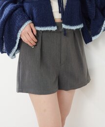 Kastane | 【新色追加/2サイズ展開】タックショートパンツ(その他パンツ)