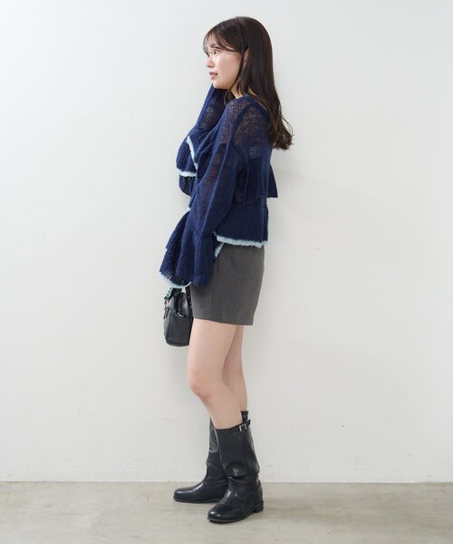 Kastane（カスタネ）の「【新色追加/2サイズ展開】タックショートパンツ（その他パンツ・レディース・グレー/ブラック/ブラウン・1/0）」の21枚目の写真