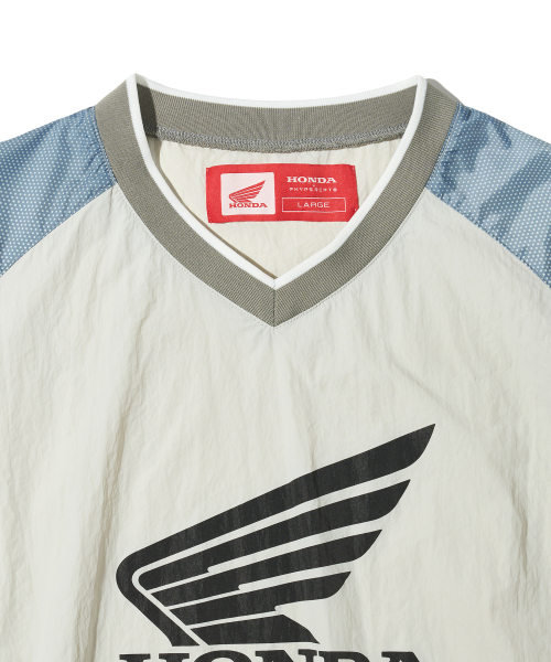 PHYPS MOTORCYCLE(フィップスモーターサイクル)の「Speed Track nylon T-shirt Beige(Tシャツ/カットソー・レディース・その他・LARGE/MEDIUM/SMALL/X-LARGE/XX-LARGE)」の11枚目の写真