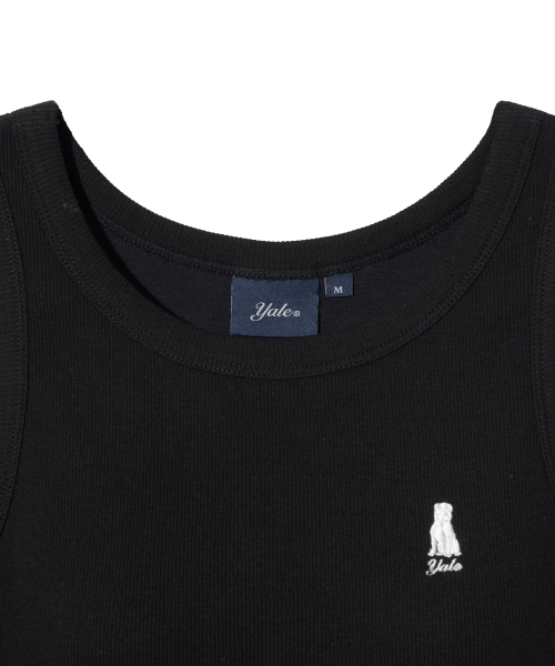 YALE(イェール)の「WOMENS RIBBED SLEEVELESS BRA TOP BLACK(Tシャツ/カットソー・レディース・その他・LARGE/MEDIUM/SMALL)」の4枚目の写真