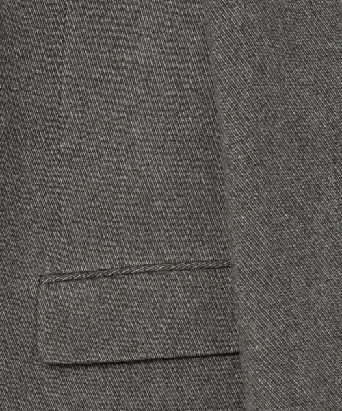 NONBLANK(ノンブランク)の「ウール100ツイルオーバーサイズジャケット_MELANGE TAUPE(テーラードジャケット・メンズ・グレー・LARGE/X-LARGE/MEDIUM)」の6枚目の写真