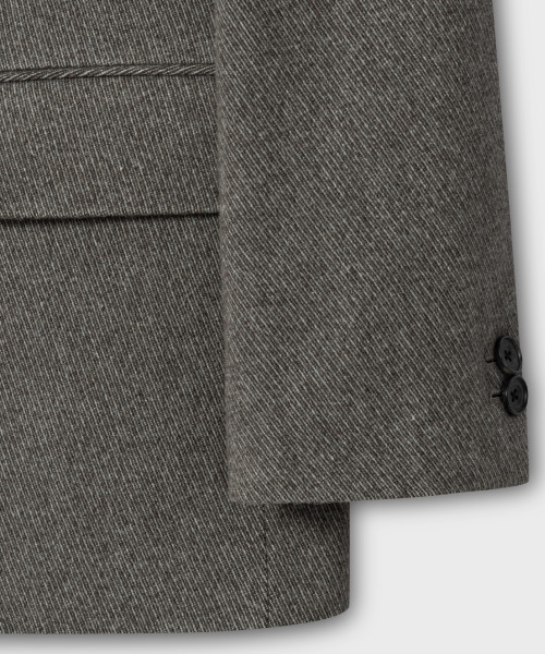 NONBLANK(ノンブランク)の「ウール100ツイルオーバーサイズジャケット_MELANGE TAUPE(テーラードジャケット・メンズ・グレー・LARGE/X-LARGE/MEDIUM)」の7枚目の写真
