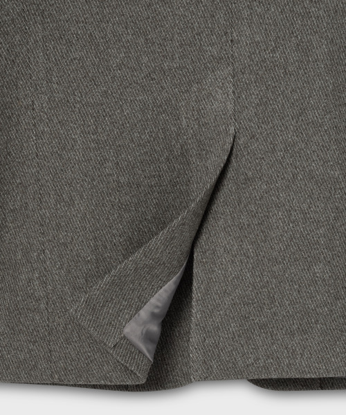 NONBLANK(ノンブランク)の「ウール100ツイルオーバーサイズジャケット_MELANGE TAUPE(テーラードジャケット・メンズ・グレー・LARGE/X-LARGE/MEDIUM)」の10枚目の写真
