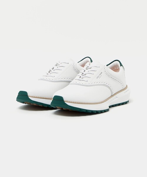COLE HAAN（コールハーン）の「【別注】＜COLE HAAN × UNITED ARROWS＞SADDLE ASHLAND/スパイクレス ゴルフシューズ（その他シューズ・メンズ・ホワイト・8h/10h/9h/9/10/8/7h）」の2枚目の写真