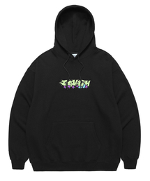 Cavish（カビシ）の「FLAME LOGO HOODIE BLACK(CV2CFUM410A)（パーカー）」