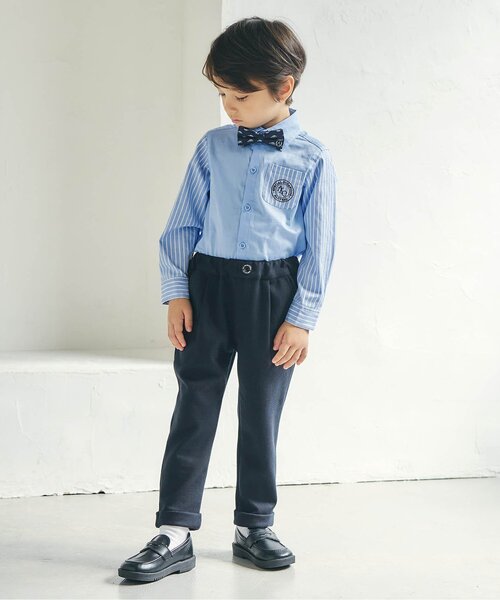 apres les cours（アプレレクール）の「フォーマルシャツ（シャツ/ブラウス・キッズ・ブルー・90/100/110/120/130）」の17枚目の写真