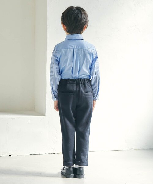 apres les cours（アプレレクール）の「フォーマルシャツ（シャツ/ブラウス・キッズ・ブルー・90/100/110/120/130）」の18枚目の写真