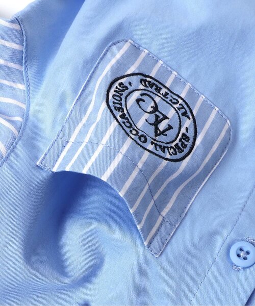 apres les cours（アプレレクール）の「フォーマルシャツ（シャツ/ブラウス・キッズ・ブルー・90/100/110/120/130）」の5枚目の写真