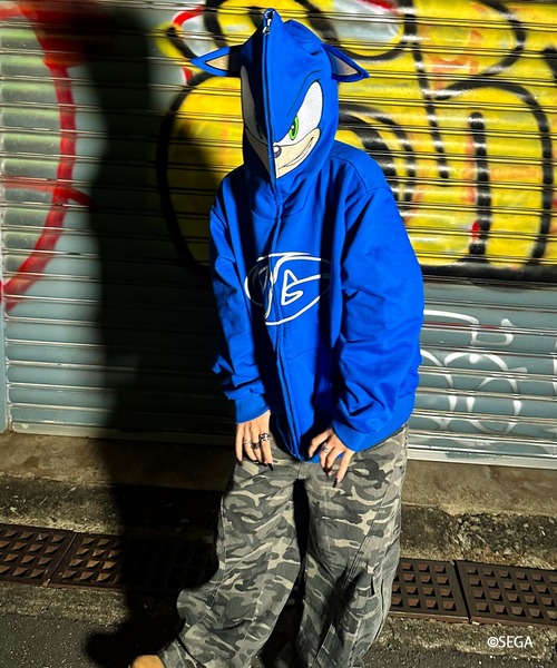A'GEM/9 × .kom 『A'gem/エージェム』SONIC ZIP UP HOODIE /ソニック